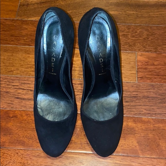 ❌SOLD❌ CASADEI SUEDE EMBELLISHED HEEL PUMPS - EUC! - Picture 6 of 7